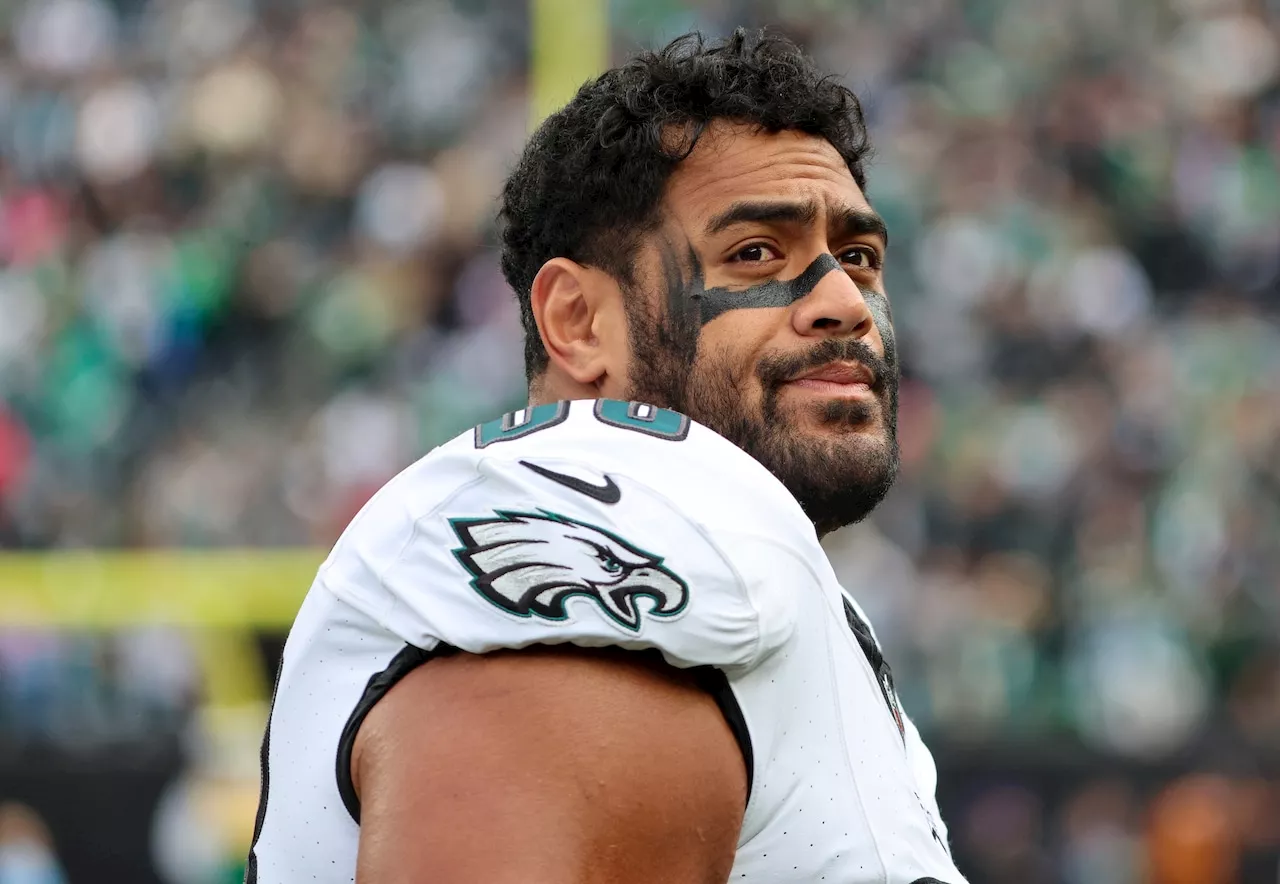 Eagles' Jordan Mailata Carted Off Field with Hamstring Injury