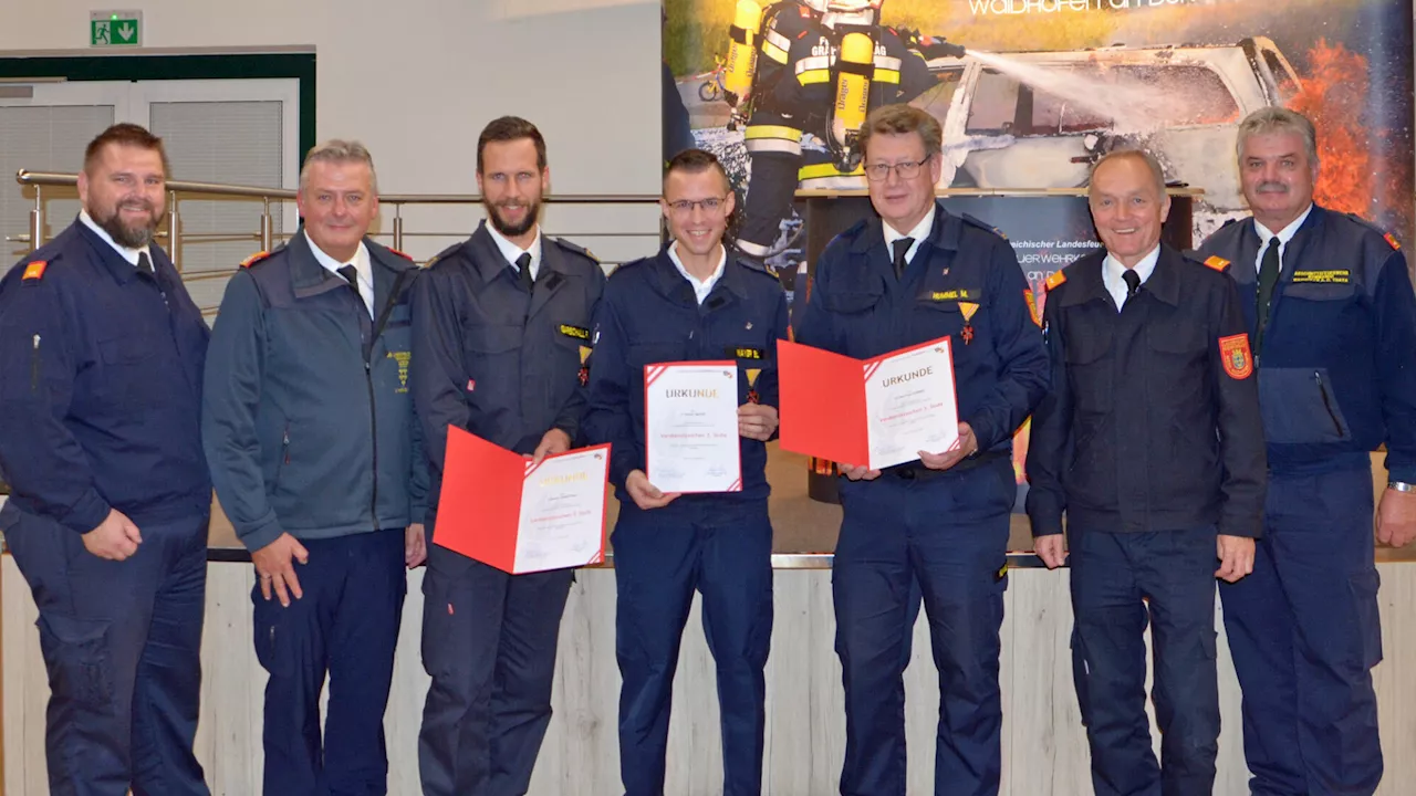 Bezirksfeuerwehrtag: Ehrungen und Bewerbe vergeben