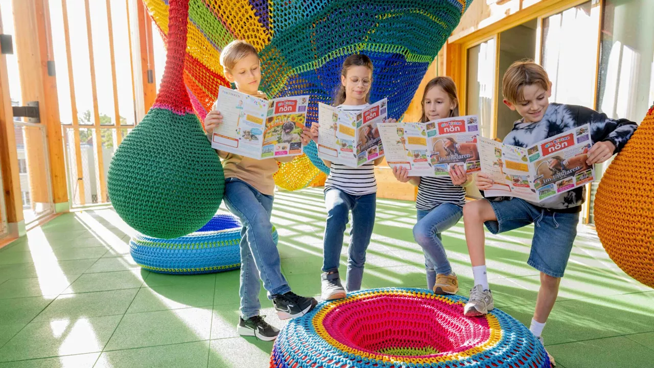 Die „kleine nön“ bringt Nachrichten für Kinder