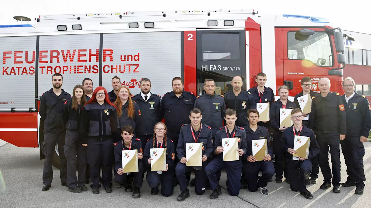 Feuerwehrjugend mit Bravour beim Leistungsabzeichen in Gold