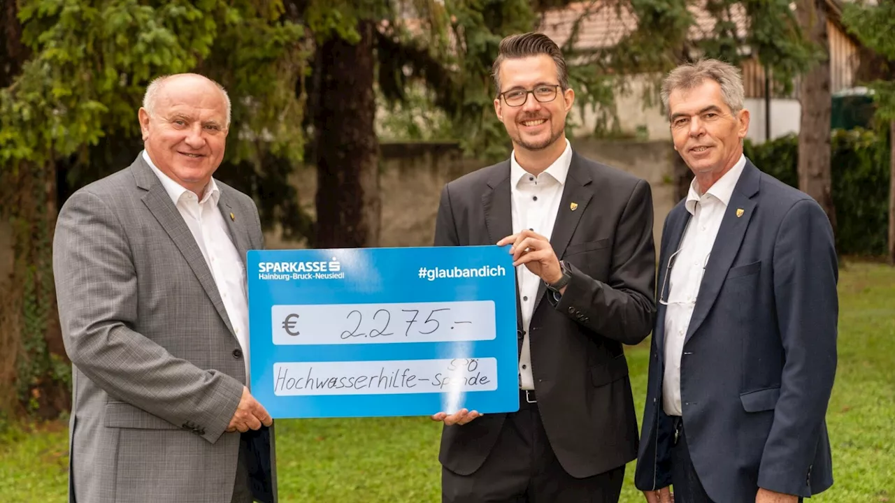 Himberger SPÖ spendet Einnahmen von Heurigen für Hochwasser-Betroffene