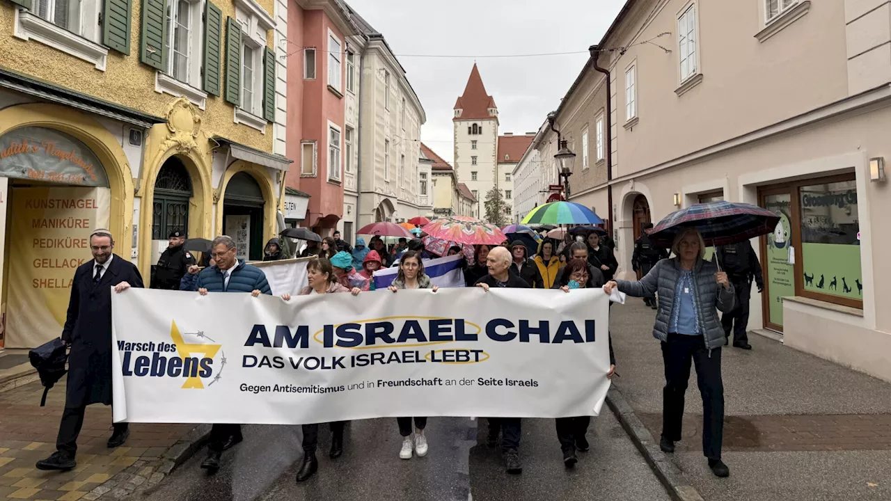 Kundgebung gegen Antisemitismus in Wiener Neustadt