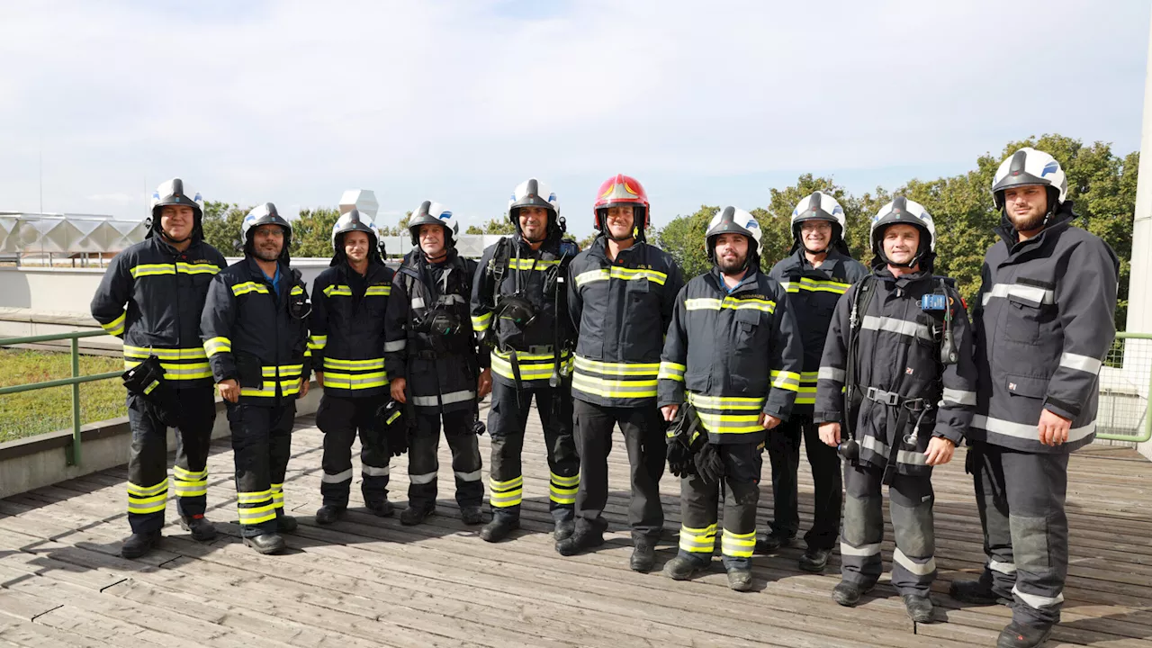 UK Tulln: Betriebsfeuerwehr übt für den Ernstfall