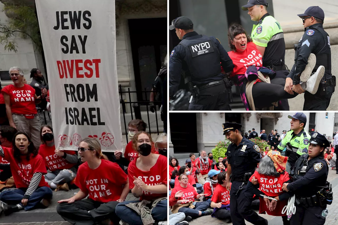 Jewish anti-Israel protesters arrested after storming New York Stock Exchange