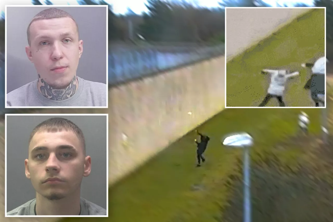 Man tries to throws $25K stash of drugs over prison wall in shocking video