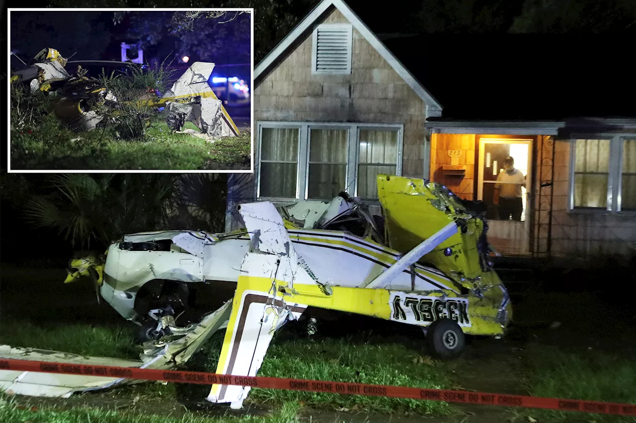 Pilot killed and passenger injured as small plane crashes in Georgia neighborhood