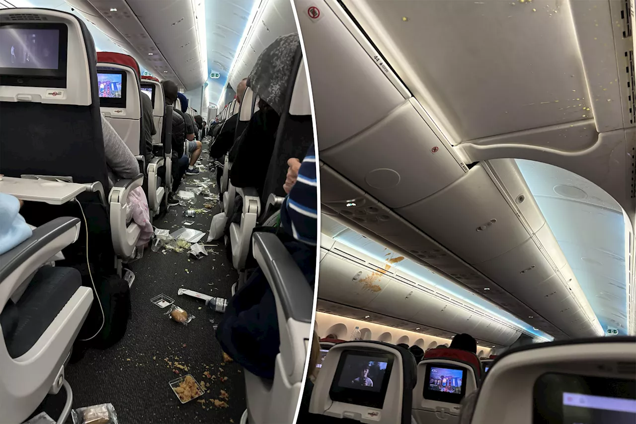 Terrifying turbulence on Air Canada flight sends passengers flying, food splattered on ceiling