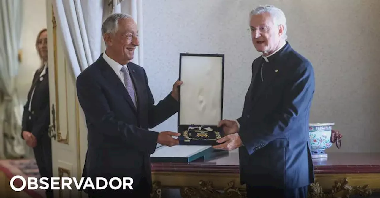 Marcelo recebe e condecora copríncipe episcopal de Andorra em Belém