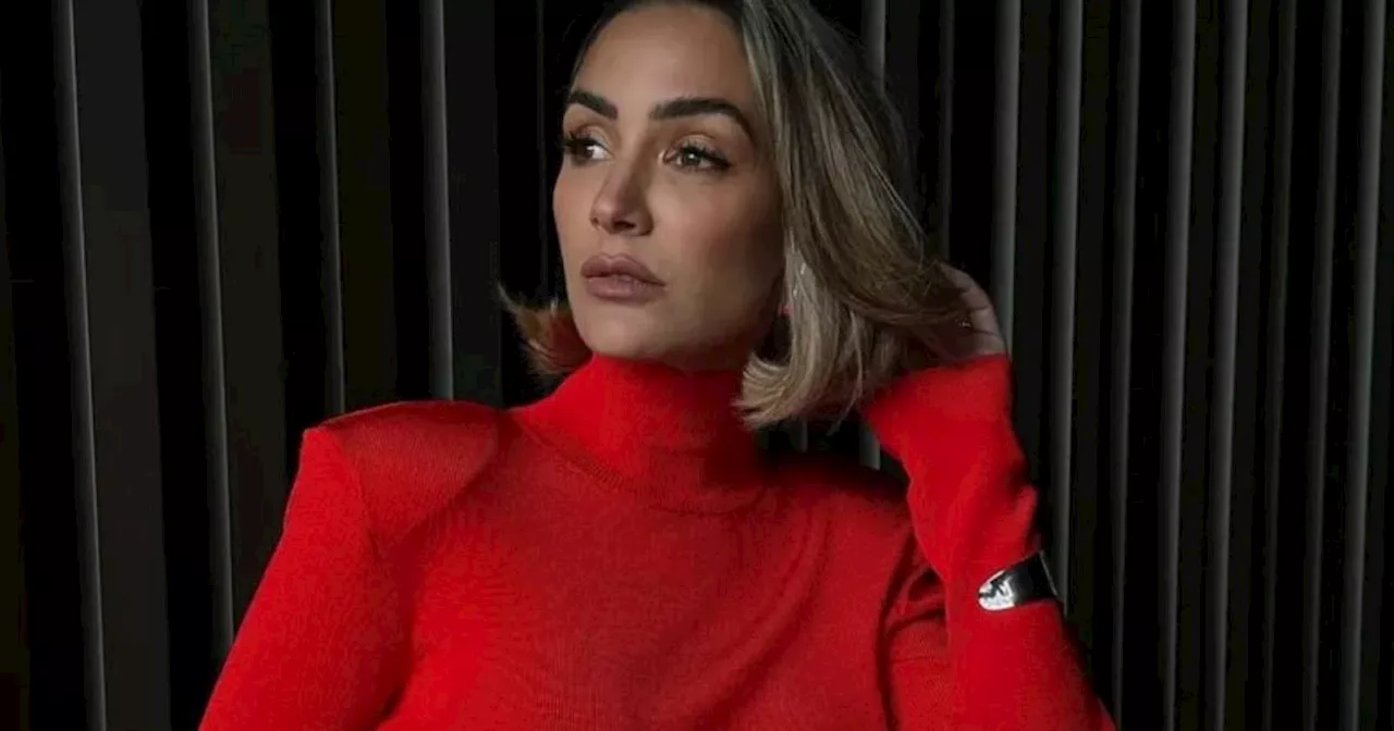 Frankie Bridge's £75 red top is perfect for Christmas and it's still in stock