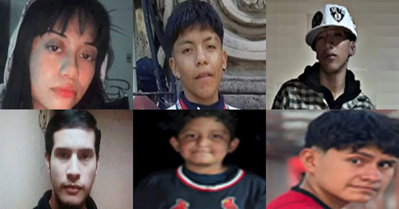 Buscan a Merali, Kevin, José, Jesús, Damián y Sebastián, menores desaparecidos en Guanajuato