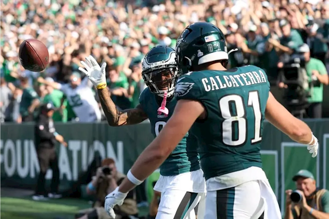 A.J. Brown and DeVonta Smith prop up Eagles stodgy offense with timely touchdowns vs. Browns