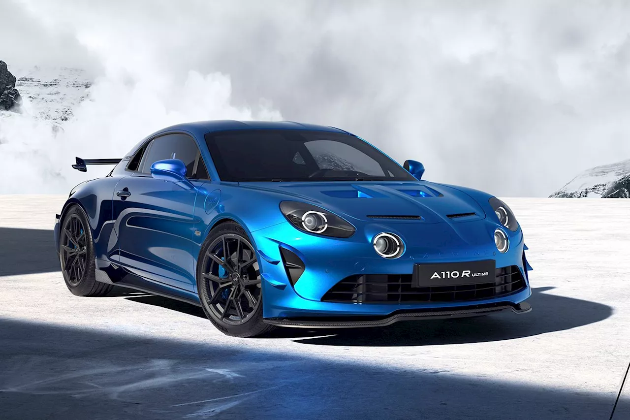 Alpine launches wild 350hp A110 R Ultime at Paris