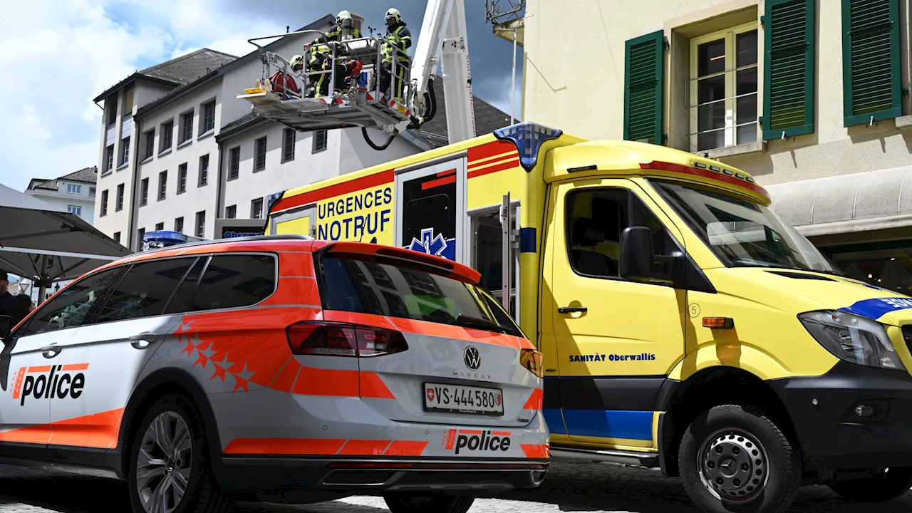 Visp VS: Zwei Todesopfer (†, †) bei Brand in Wohngebäude