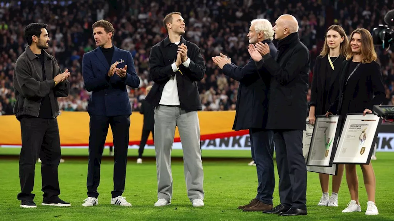 DFB-Team: So lief der Abschied von Thomas Müller, Toni Kroos, Ilkay Gündogan und Manuel Neuer