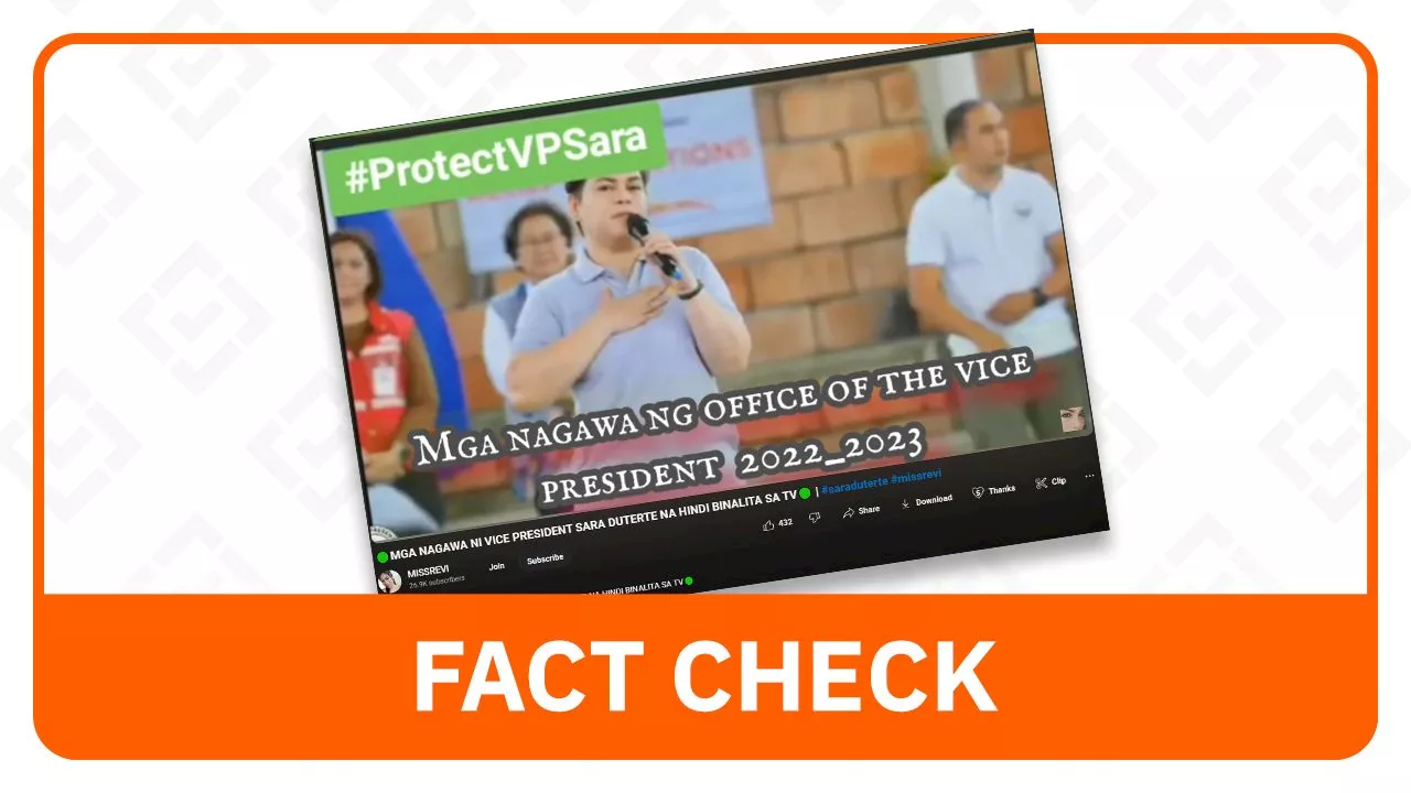 FACT CHECK: Office of the Vice President activities reported on TV, contrary to false claim