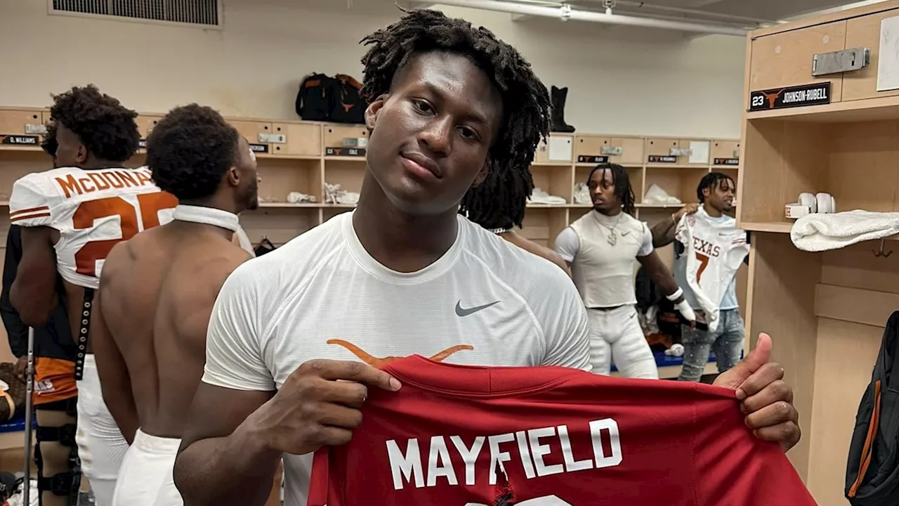 Texas LB Anthony Hill Jr. Explains Baker Mayfield Jersey Decision