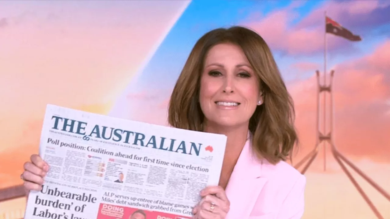 Sunrise star confronts Labor MP on live TV over ‘new low’ poll