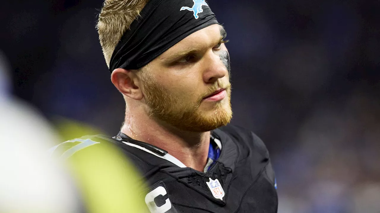 Aidan Hutchinson: Detroit Lions star set to miss rest of NFL season after breaking tibia against Dallas Cowboys