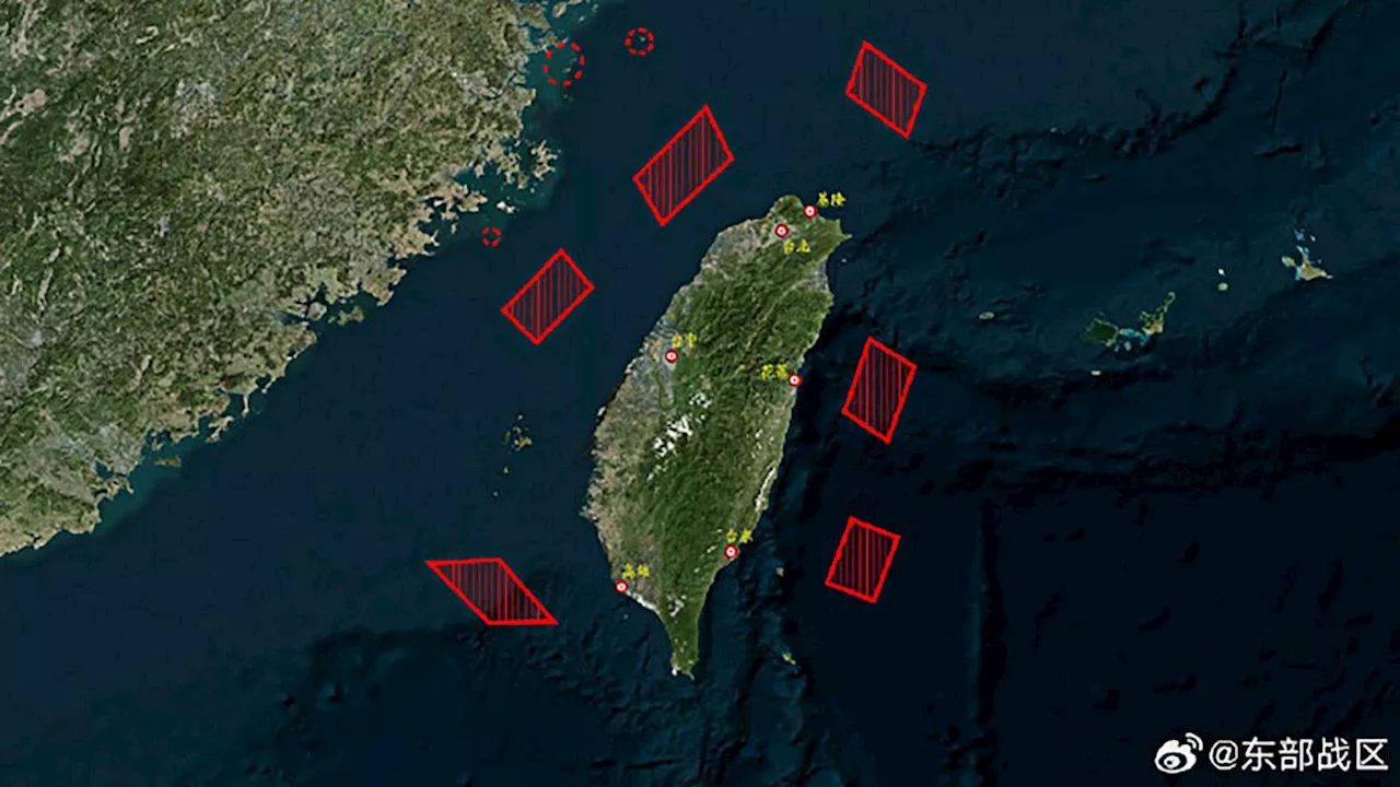 Mit Flugzeugen und Schiffen: China startet Militärmanöver rund um Taiwan