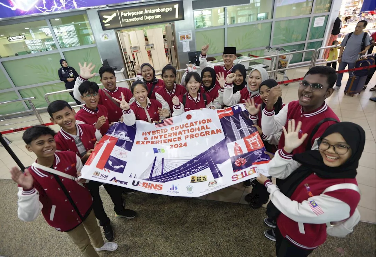 15 students from B40 families flown to Japan for STEM study exchange