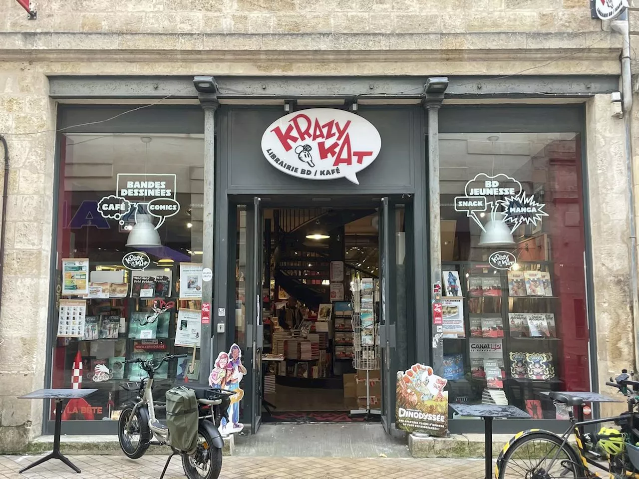 Bordeaux : après vingt ans rue de la Merci, la librairie spécialisée en BD Krazy Kat déménage rue Saint-James