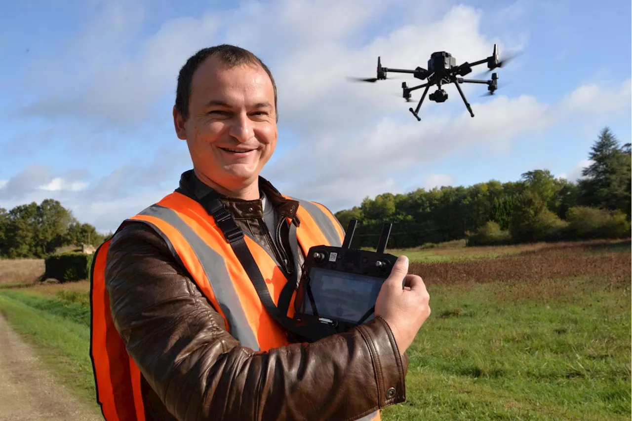 Dordogne : les missions plus étonnantes les unes que les autres de ce télépilote de drone