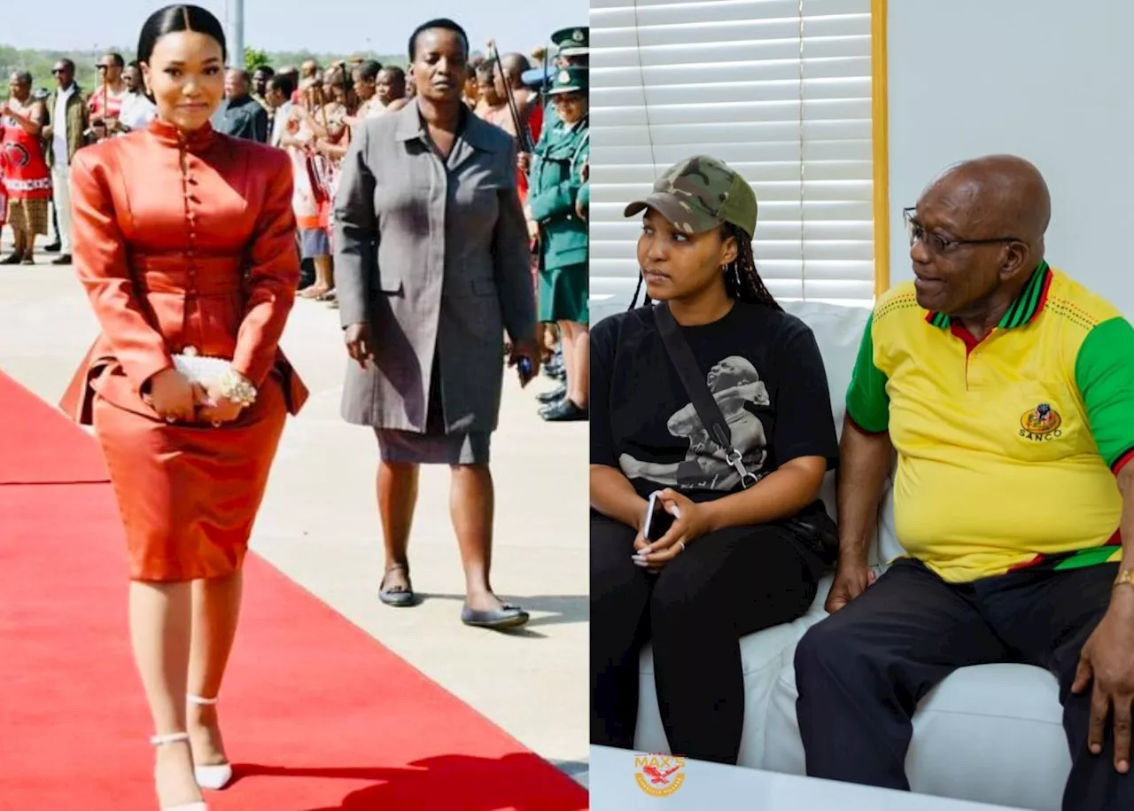 Jacob Zuma’s daughter takes first trip with husband King Mswati