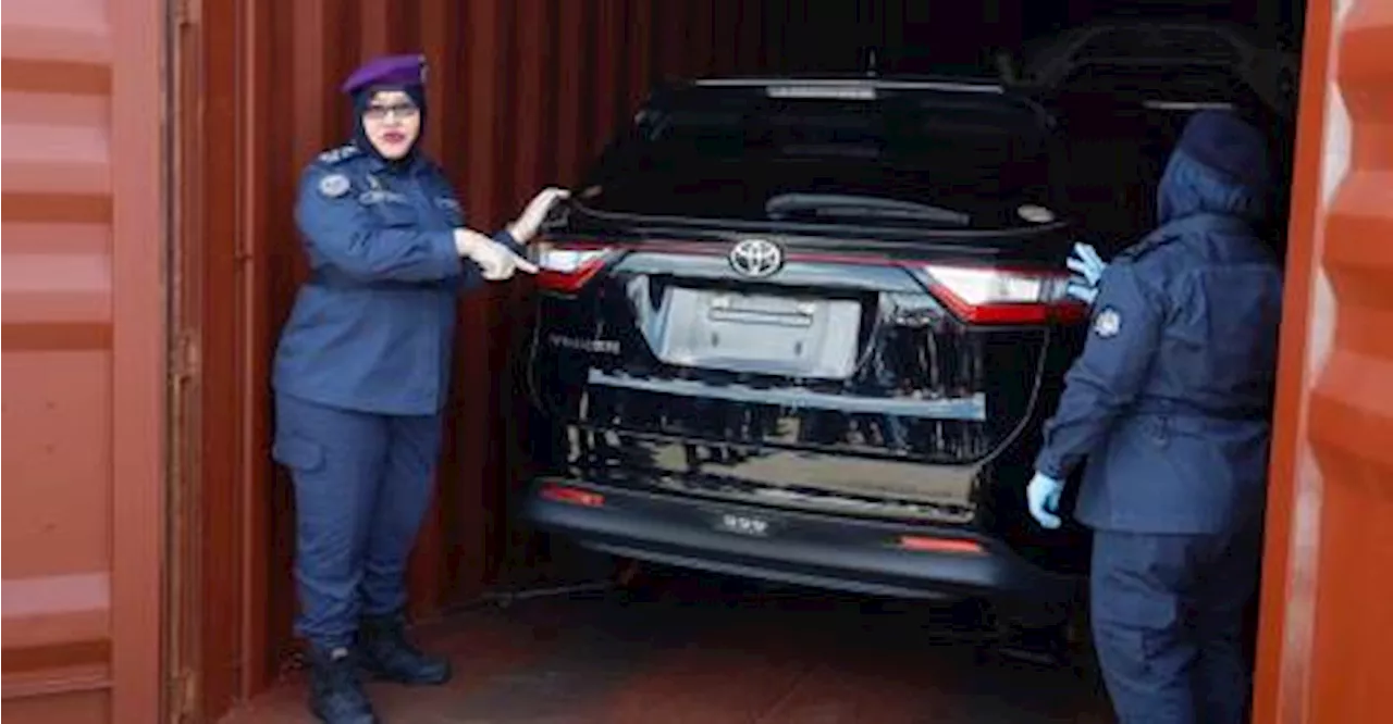 Luxury vehicles among contraband worth RM30.4m seized in Port Klang