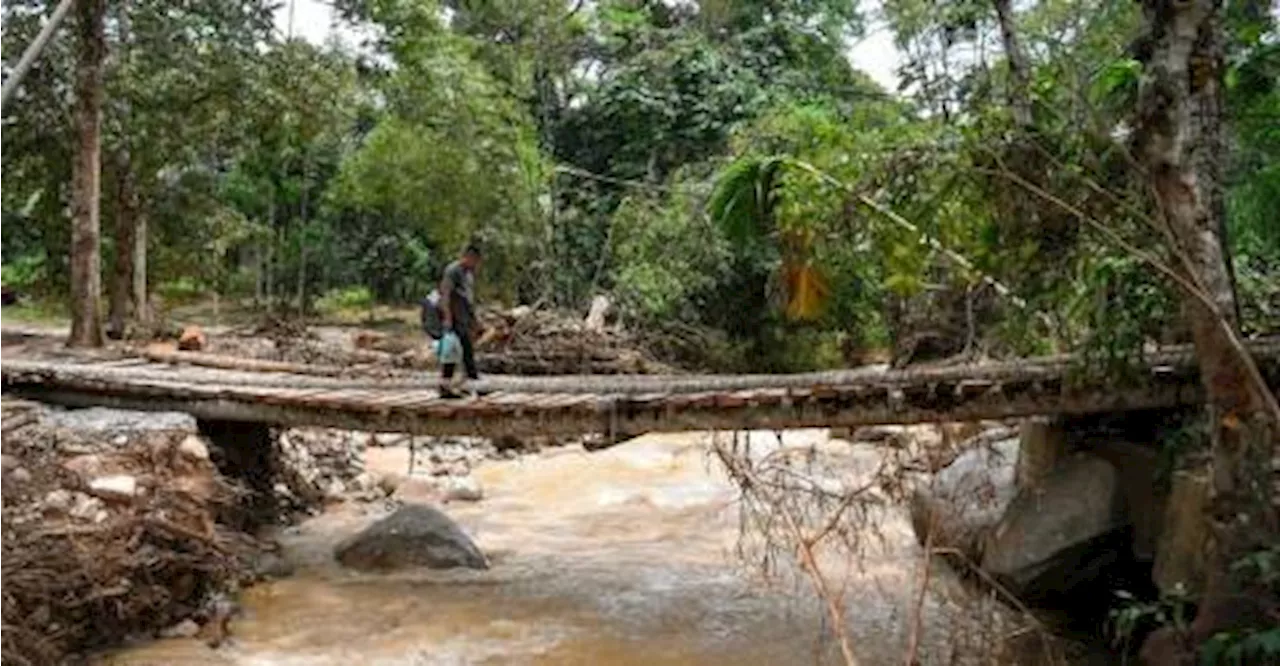 Penduduk kampung di Baling minta segera bina jambatan kekal