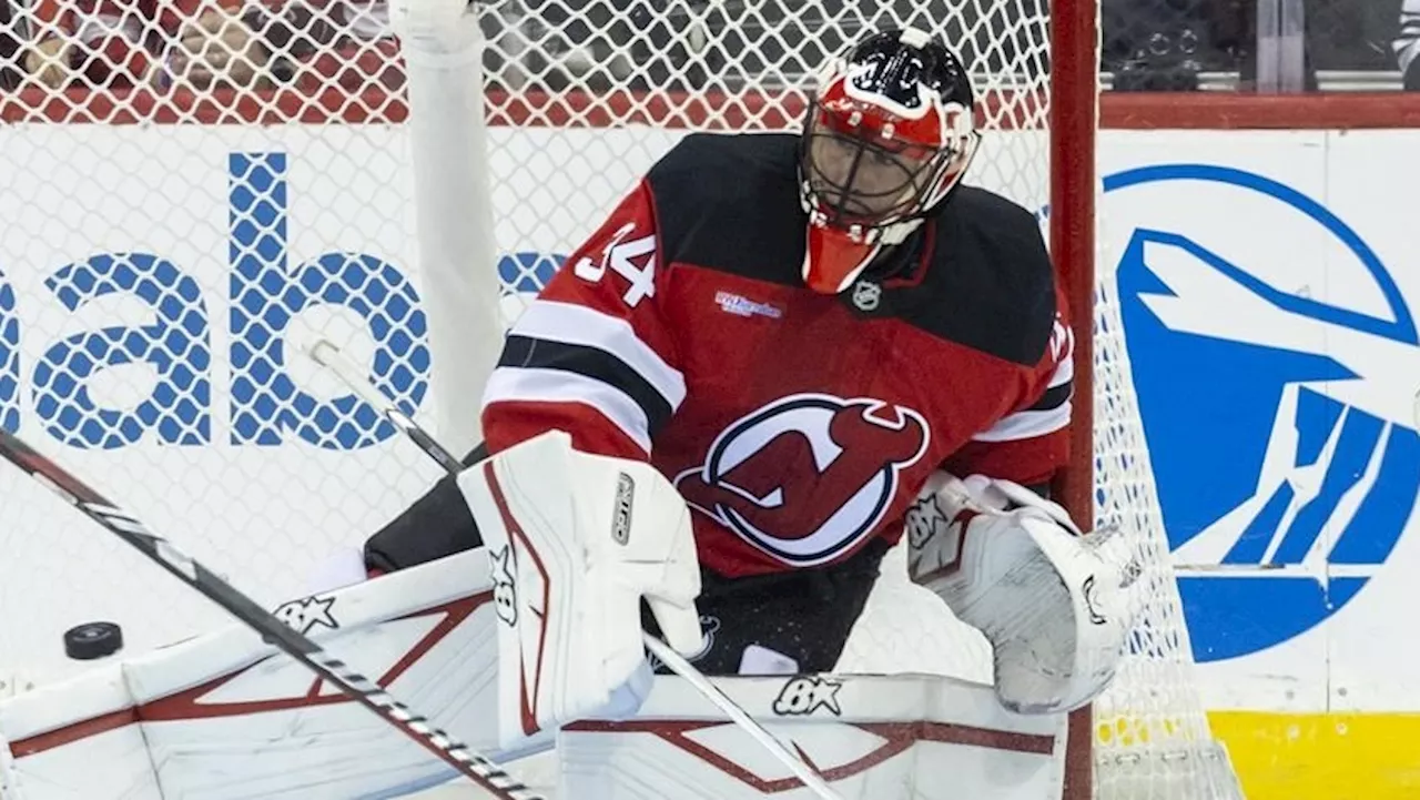 Allen gets his first shutout with Devils, beat Utah