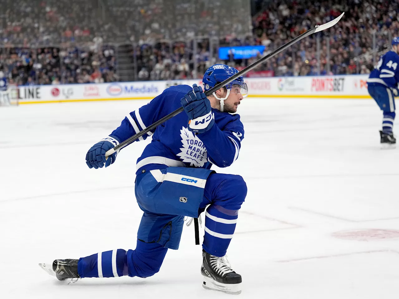 No points, no problem: Snakebitten Matthews likes look of Leafs