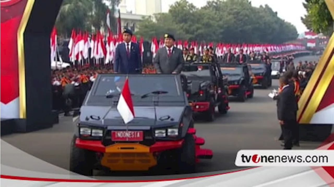 Presiden Jokowi dan Presiden Terpilih Prabowo Diarak Maung Pindad di Mako Brimob