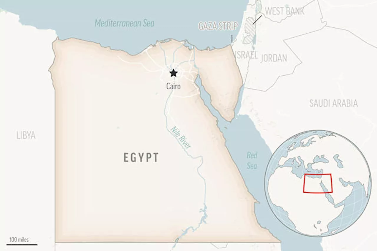 A bus carrying university students crashes, killing 12 and injuring 33 in Egypt's northeast