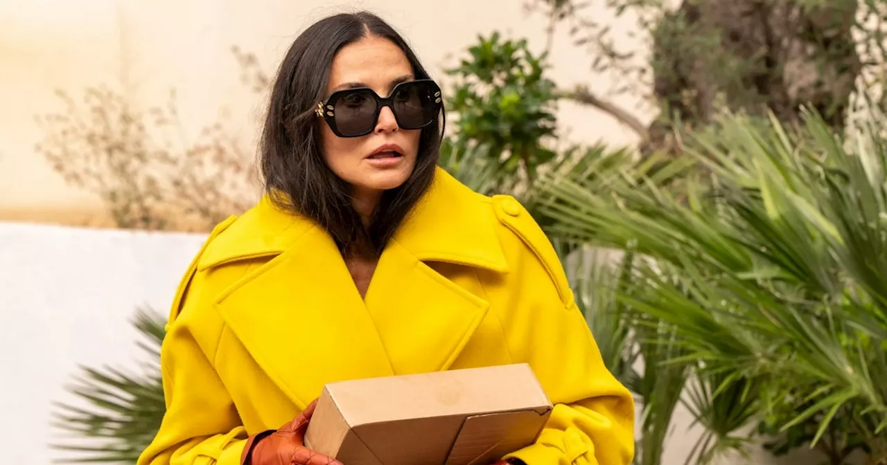 Why Everyone’s Obsessed With Demi Moore's Yellow Coat in The Substance