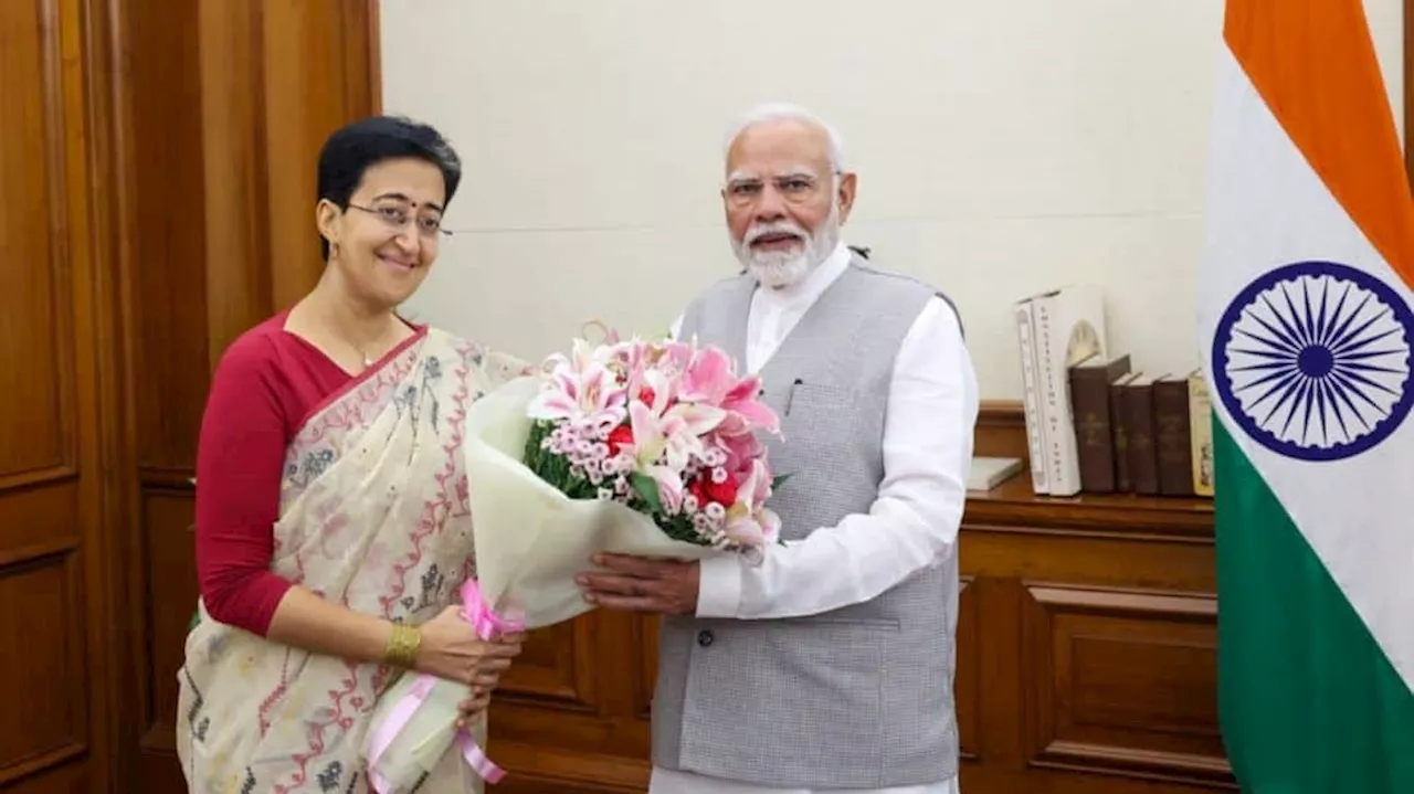 For Progress Of Capital: Delhi CM Atishi Meets PM Modi