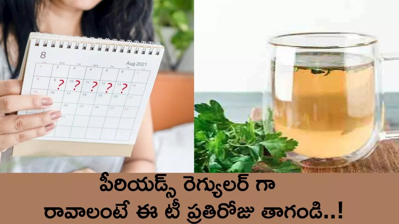 Parsley Tea: పీరియడ్స్ రెగ్యులర్ గా రావాలంటే ఈ టీ ప్రతిరోజు తాగండి..!