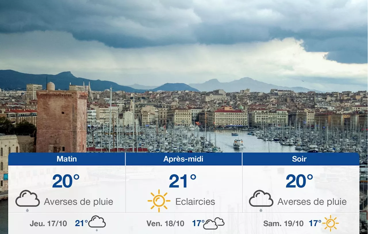 Météo Marseille: prévisions du mercredi 16 octobre 2024