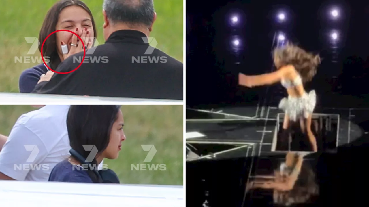 Olivia Rodrigo spotted wearing bandage after fall at Rod Laver Arena in Melbourne