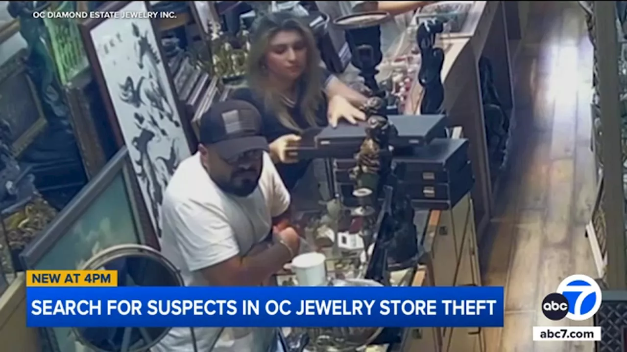 Caught on video: Thieves steal more than $100K in vintage jewelry from Orange store