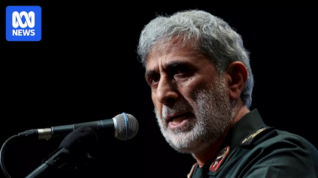 Who is Iran's Quds Force general Esmail Qaani and where is he now?