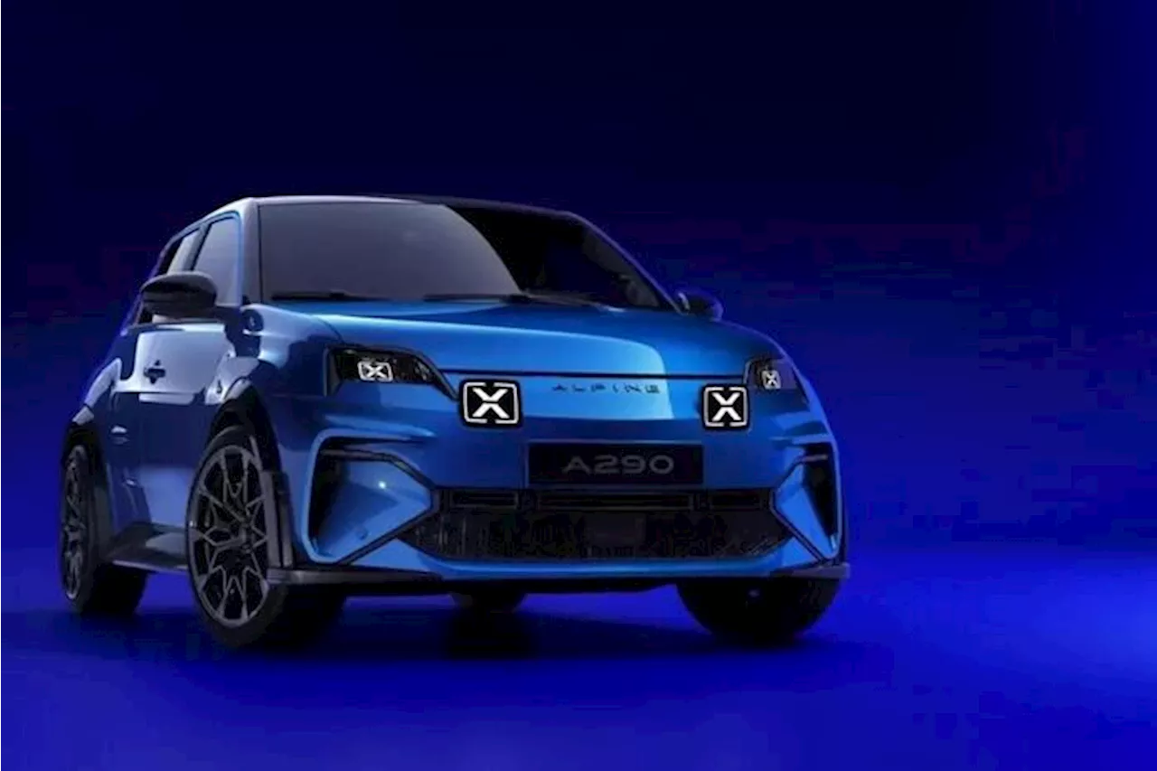 Alpine A290, la city car sportiva al salone di Parigi