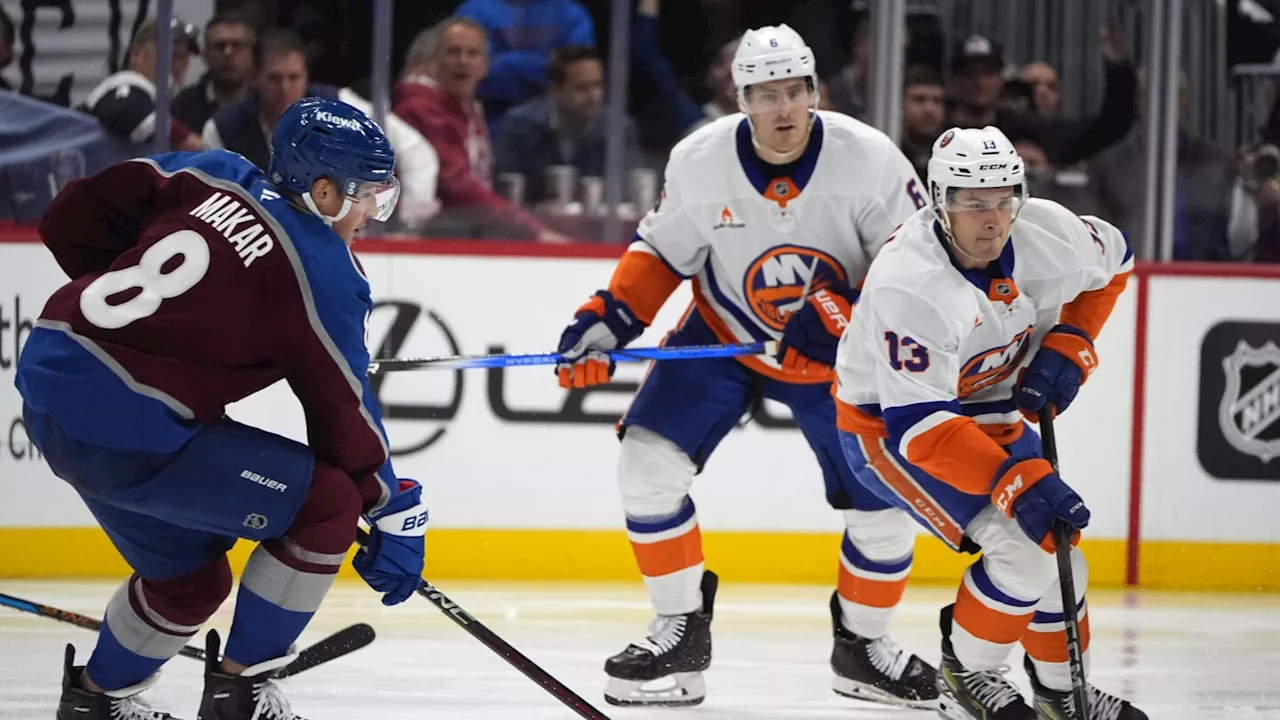 Nelson's 2 goals lifts Islanders to 6-2 win over Avalanche in Patrick Roy's return to Colorado