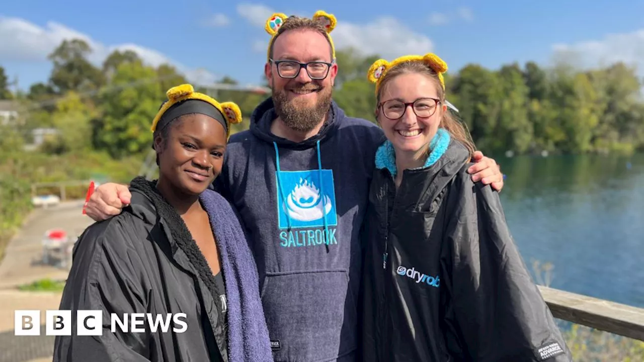 BBC Radio Berkshire team take the plunge for Children in Need