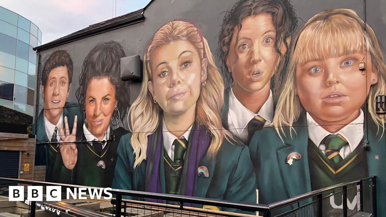 Derry Girls: Awning that part blocked mural taken down