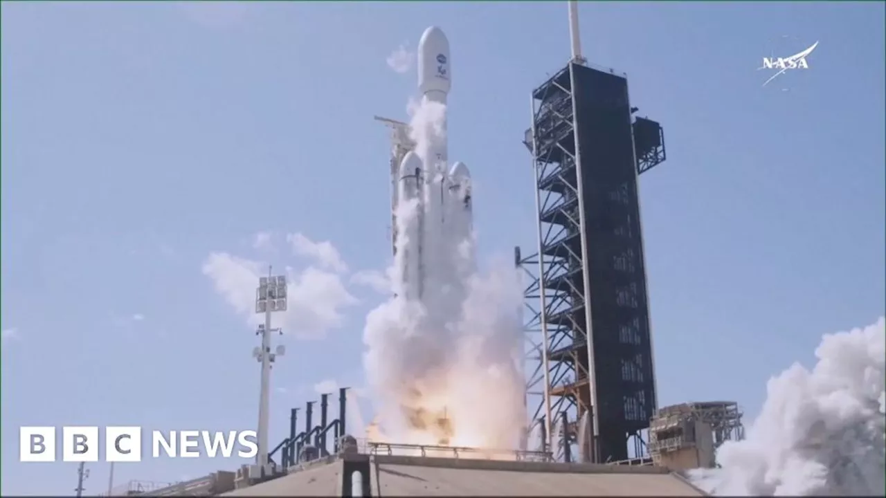 Moment Nasa spacecraft blasts off to hunt alien life