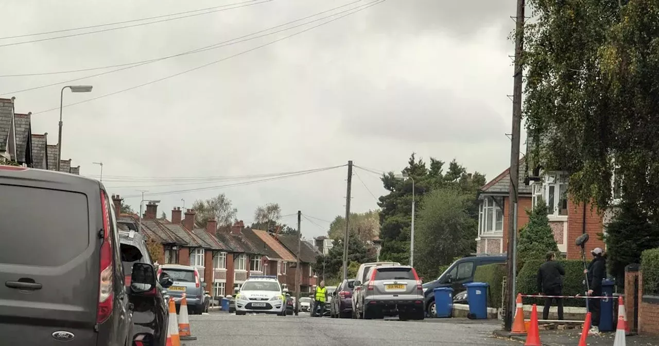 Watch as Belfast street taken over for filming of new crime drama