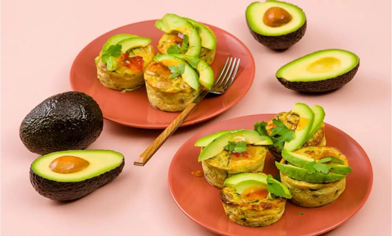 Whip up a batch of freshly baked avocado muffins