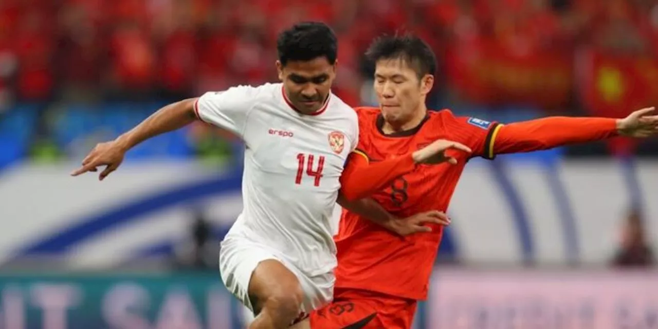 Hasil Kualifikasi Piala Dunia 2026 Zona Asia, Timnas China vs Timnas Indonesia: Skor 2-1