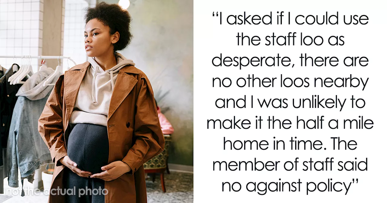 Store Refuses To Let Pregnant Woman Use Their Toilet, Making Her Wets Herself