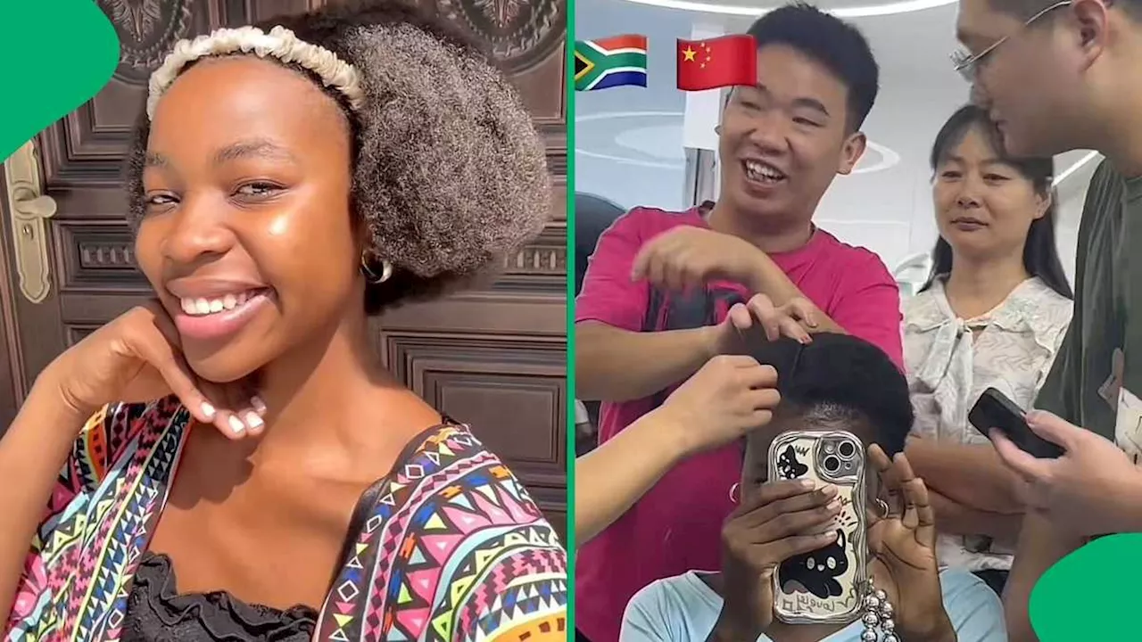 SA Woman Shares Hilarious Hair Salon Experience in China, Video Leaves Mzansi in Laughter